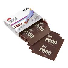 FOGLI ABRASIVI FLESSIBILI 85X140 3M 34340 PZ.25X2 P800