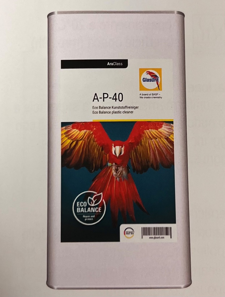 DETERGENTE PER SUPPORTI PLASTICI GLASURIT A-P-40 LT.5 50731696