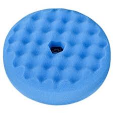 TAMPONE LUCIDATURA 3M 50880 DOPPIO QC BLU ONDULATO D.150  A102665