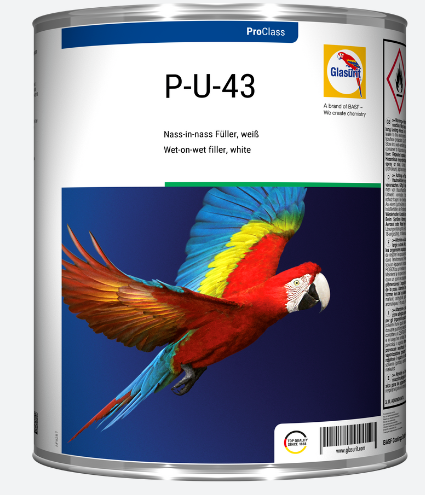 FONDO B/B PRO GLASURIT P-U-43 BIANCO LT.3