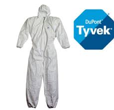 TUTA IN TYVEK C/CAPPUCCIO DUPONT L