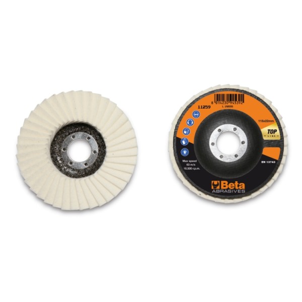 DISCHI LAMELLARI COM LAMELLE IN FELTRO D.115 112590115