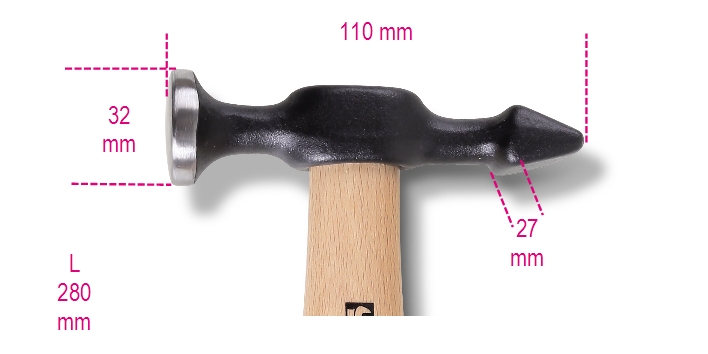 MARTELLO TESTA TONDA PIANA 1359T