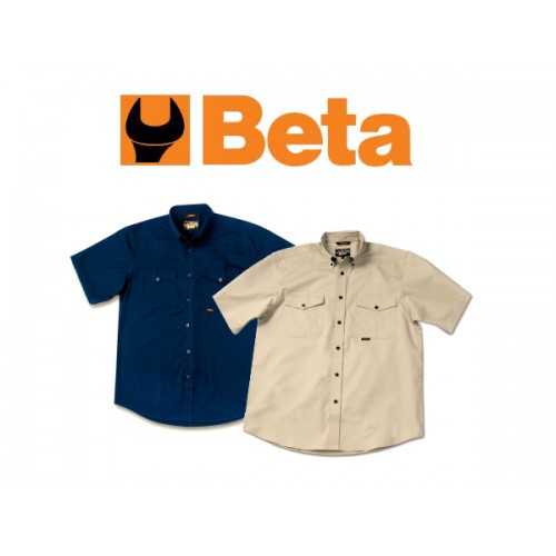 CAMICIA MANICA CORTA SABBIA TG.L 7541 NT