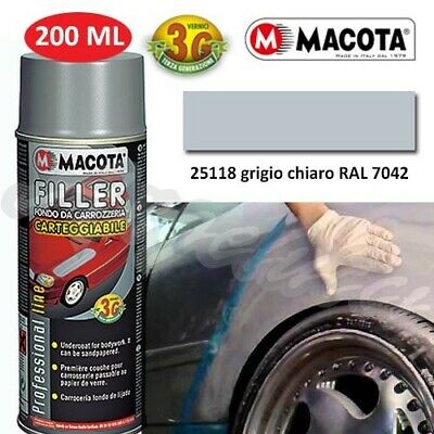 FONDO MONOCOMPONENTE CARTEGGIABILE GRIGIO CHIARO RAL 7042 ML.200