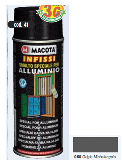 SMALTO ACRILICO GRIGIO RAFFAELLO SPRAY ML400