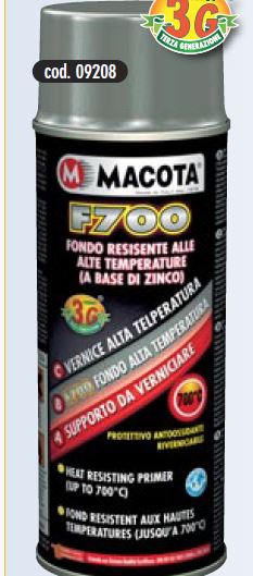 FONDO X ALTE TEMPERATURE A BASE DI ZINCO F700 SPRAY ML400