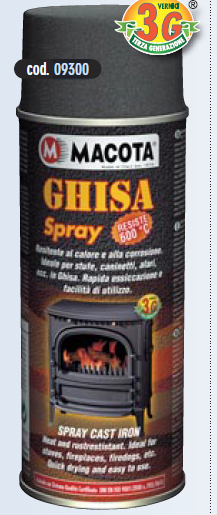 GHISA TERMORESISTENTE 600 GRADI SPRAY ML.400