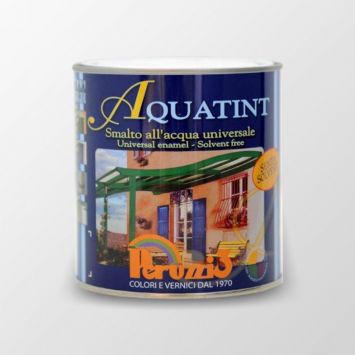SMALTO BIANCO ALL'ACQUA UNIVERSALE AQUATINT BRILLANTE LT.2,5