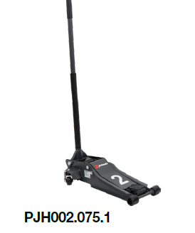 SOLLEVATORE IDRAULICO A CARRELLO 2T PROTOOLS ALTEZZA MAX 500MM PJH002.075.1