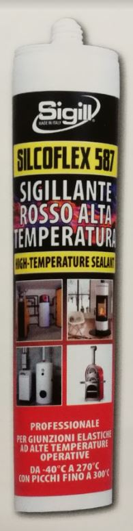 SICOFLEX 587 SIGILLANTE ALTA TEMPERATURA ROSSO ML.300