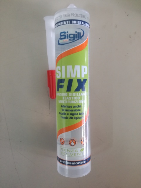 ADESIVO SIGILLANTE SIMP FIX TRASP.ML.290